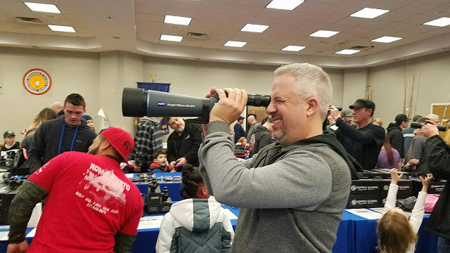 SNYPEX OPTICS exhibitor at L.I. GUNS & KNIFE SHOW.