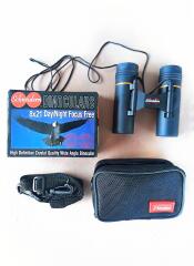 Schneidern 8x21 Focus Free Compact Binoculars Crystal Prism Wide Angle  Binocular for travel / camping / hiking - SNYPEX