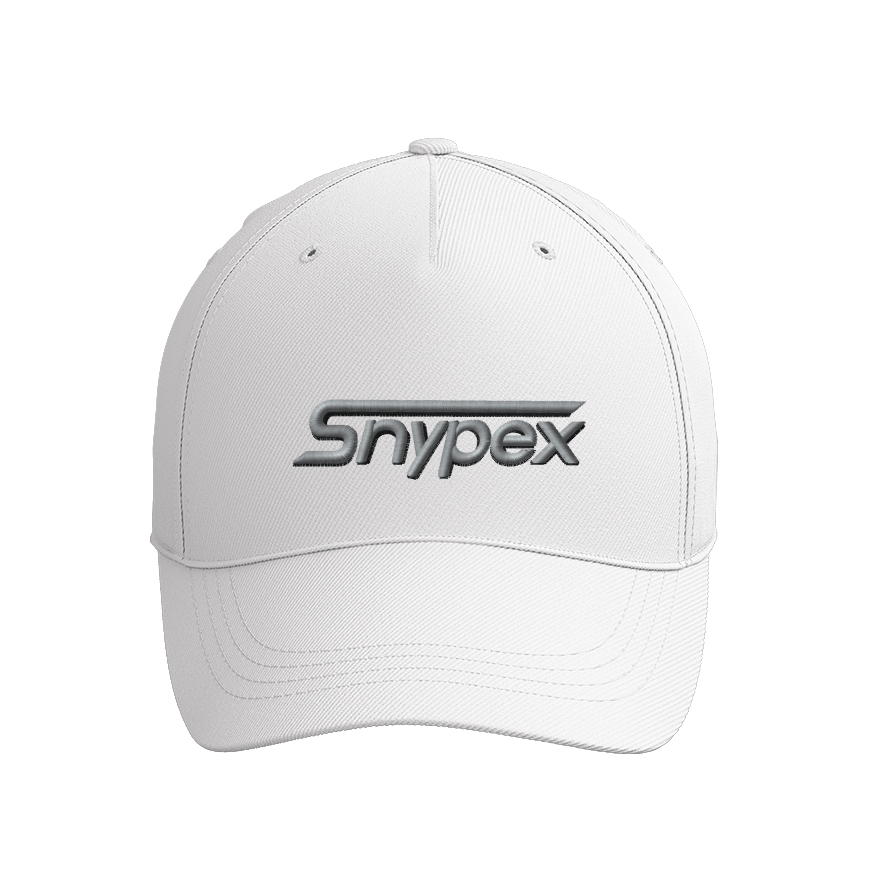 SNYPEX ADJUSTABLE WHITE HAT ONE SIZE FITS MOST